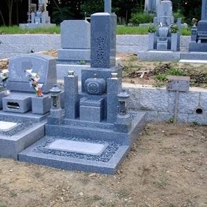 京都市営墓地での墓石工事事例
